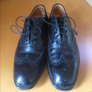 Brooks Brother 1818 Footwear Leather Wingtip Shoes
